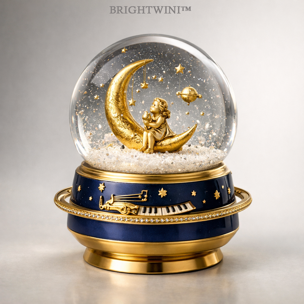 BRIGHTWINI™ Moonlight Serenade Celestial Music Globe